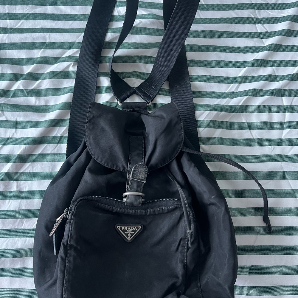 Prada Men's Black Backpack